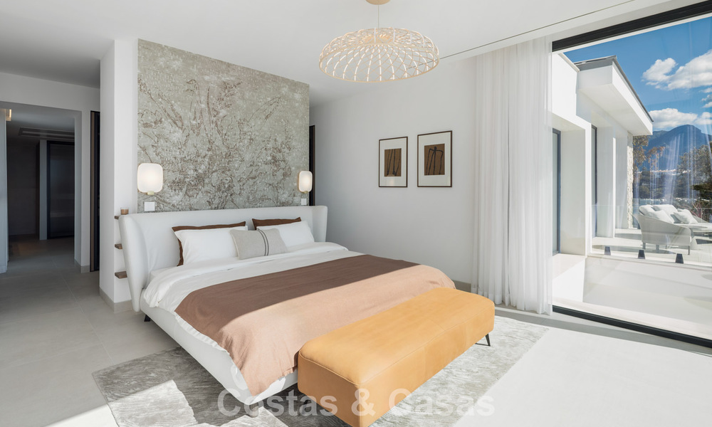 Villa de luxe moderniste flambant neuve à vendre dans le quartier résidentiel exclusif et fermé de La Quinta, Marbella - Benahavis 779009