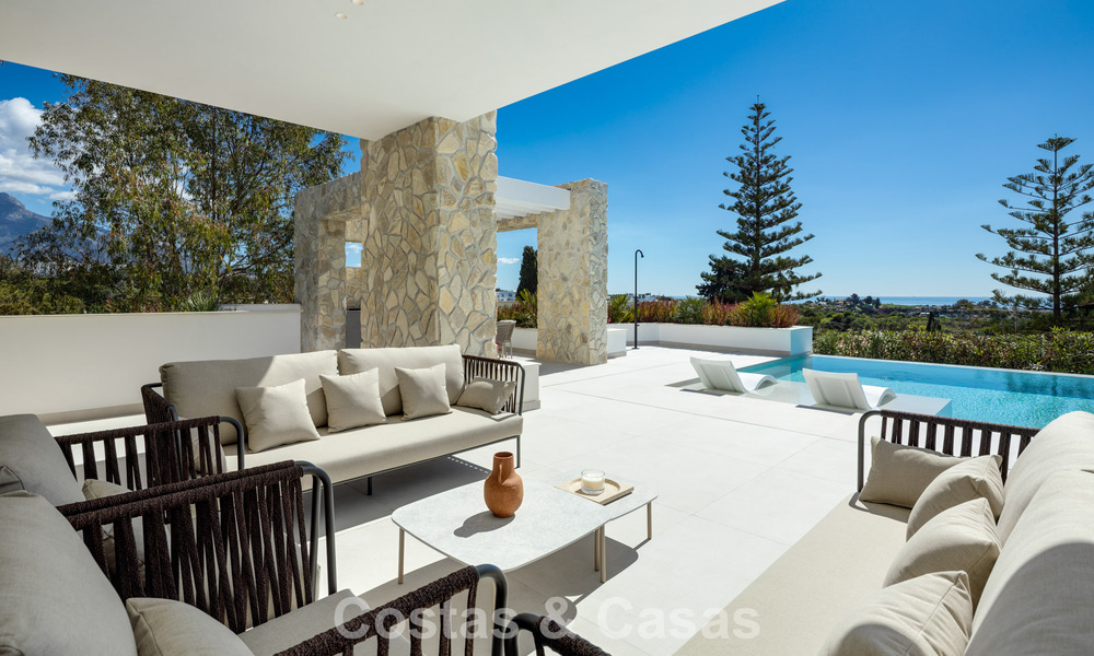 Villa de luxe moderniste flambant neuve à vendre dans le quartier résidentiel exclusif et fermé de La Quinta, Marbella - Benahavis 779015