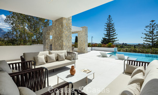 Villa de luxe moderniste flambant neuve à vendre dans le quartier résidentiel exclusif et fermé de La Quinta, Marbella - Benahavis 779015 