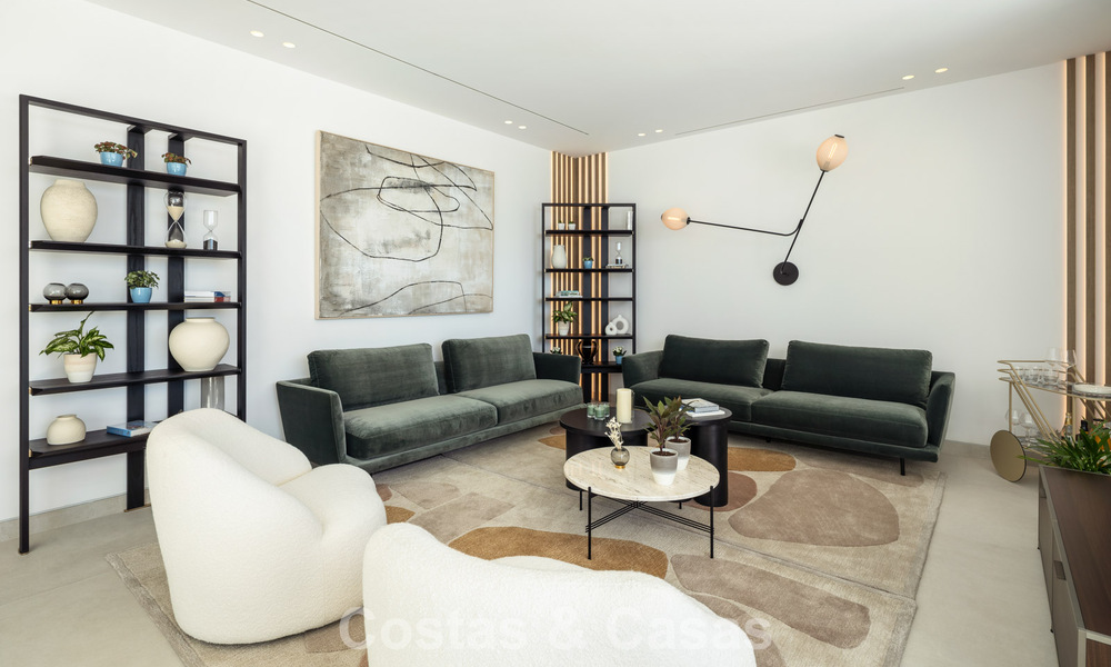 Villa de luxe moderniste flambant neuve à vendre dans le quartier résidentiel exclusif et fermé de La Quinta, Marbella - Benahavis 779024