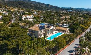 Remarquable palais présidentiel à vendre dans la prestigieuse communauté fermée de Sierra Blanca à Marbella 779328 