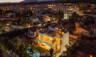 Villa de luxe ultramoderne prête à emménager à vendre à quelques pas de la plage sur le très convoité Golden Mile de Marbella 779397 