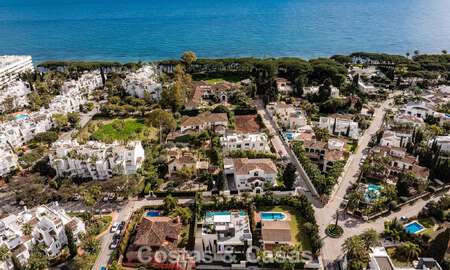 Villa de luxe ultramoderne prête à emménager à vendre à quelques pas de la plage sur le très convoité Golden Mile de Marbella 779401