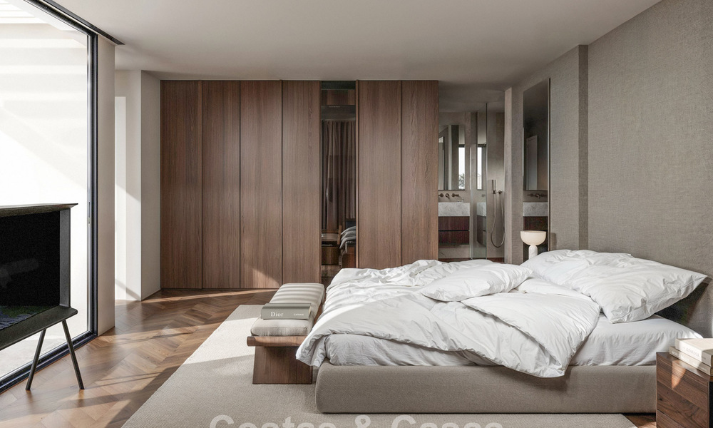 Villa de luxe avec vue panoramique sur la mer à vendre dans une communauté fermée à Nueva Andalucia, Marbella 779404