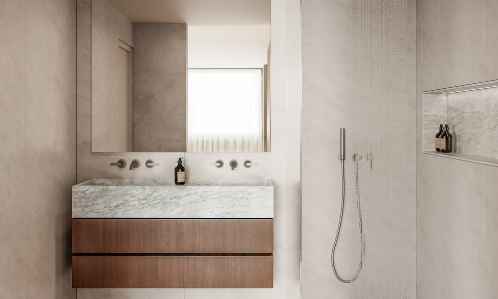 Villa de luxe avec vue panoramique sur la mer à vendre dans une communauté fermée à Nueva Andalucia, Marbella 779406