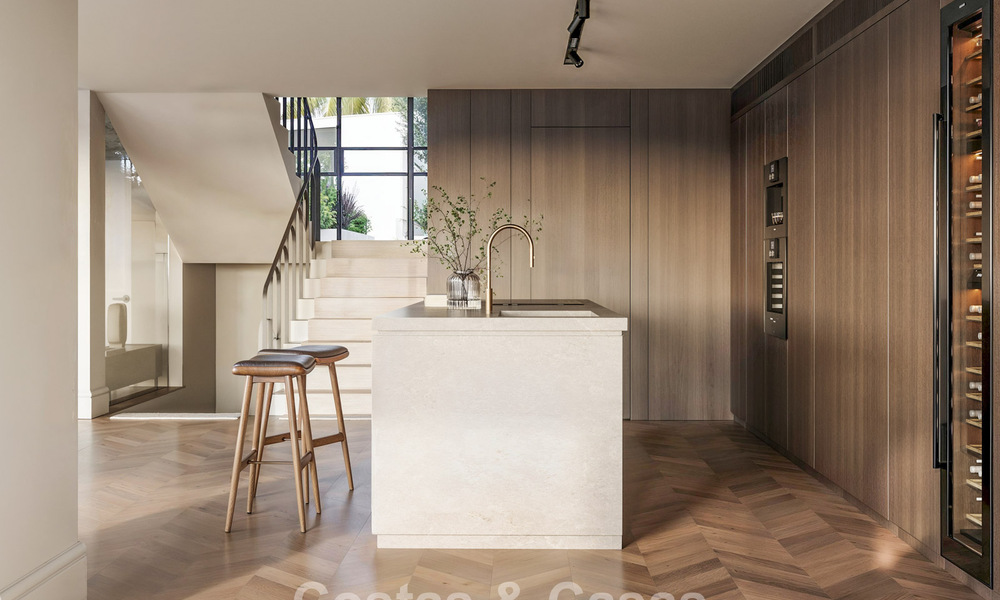 Villa de luxe avec vue panoramique sur la mer à vendre dans une communauté fermée à Nueva Andalucia, Marbella 779411