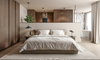 Villa de luxe avec vue panoramique sur la mer à vendre dans une communauté fermée à Nueva Andalucia, Marbella 779415 