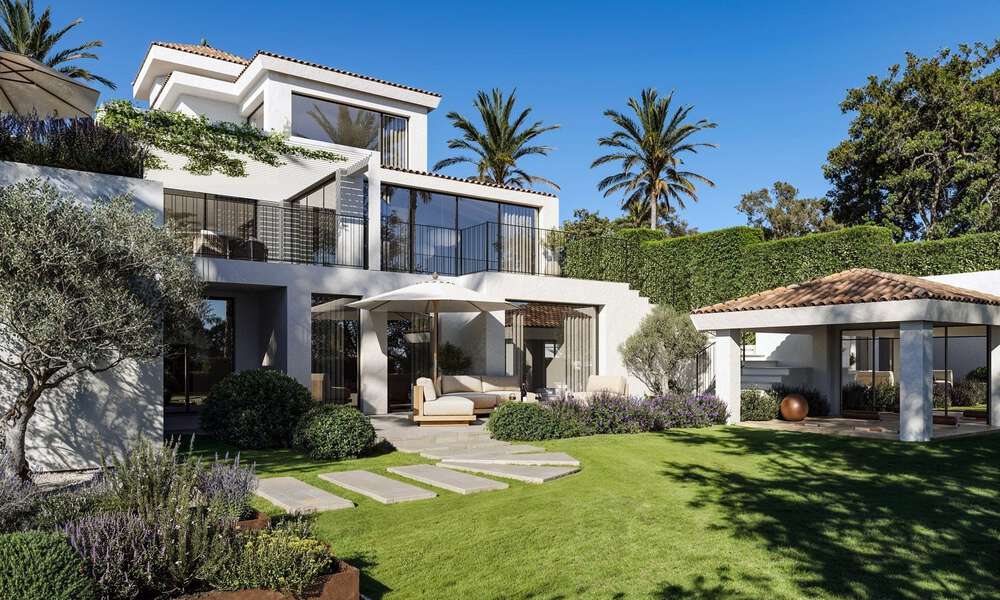 Villa de luxe avec vue panoramique sur la mer à vendre dans une communauté fermée à Nueva Andalucia, Marbella 779427