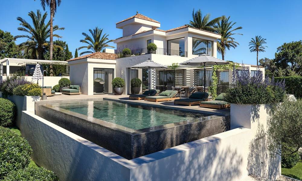 Villa de luxe avec vue panoramique sur la mer à vendre dans une communauté fermée à Nueva Andalucia, Marbella 779430