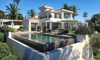 Villa de luxe avec vue panoramique sur la mer à vendre dans une communauté fermée à Nueva Andalucia, Marbella 779430 
