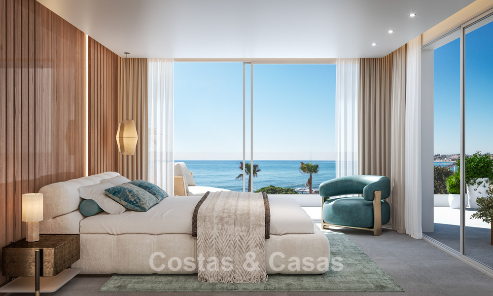 3 villas de luxe avec vue imprenable sur la mer à vendre dans un quartier de golf de Mijas Costa, Costa del Sol 779081