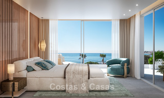 3 villas de luxe avec vue imprenable sur la mer à vendre dans un quartier de golf de Mijas Costa, Costa del Sol 779081 