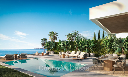 3 villas de luxe avec vue imprenable sur la mer à vendre dans un quartier de golf de Mijas Costa, Costa del Sol 779082