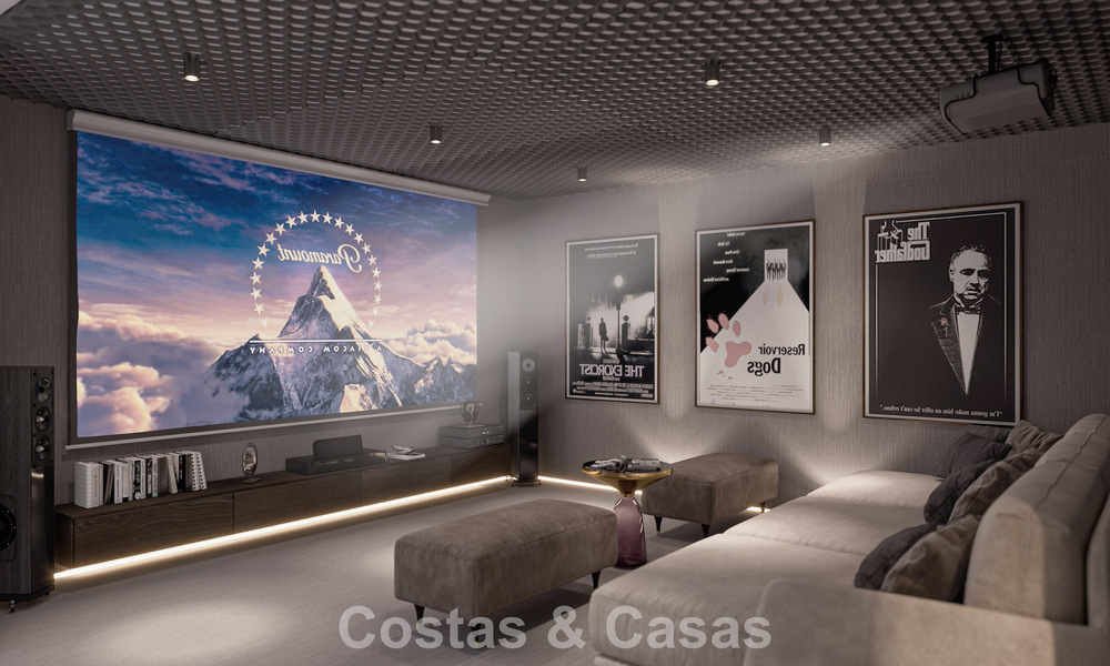 Nouveau sur le marché. 6 villas de luxe avec vue imprenable sur la mer à vendre sur le New Golden Mile, Marbella - Estepona 779261