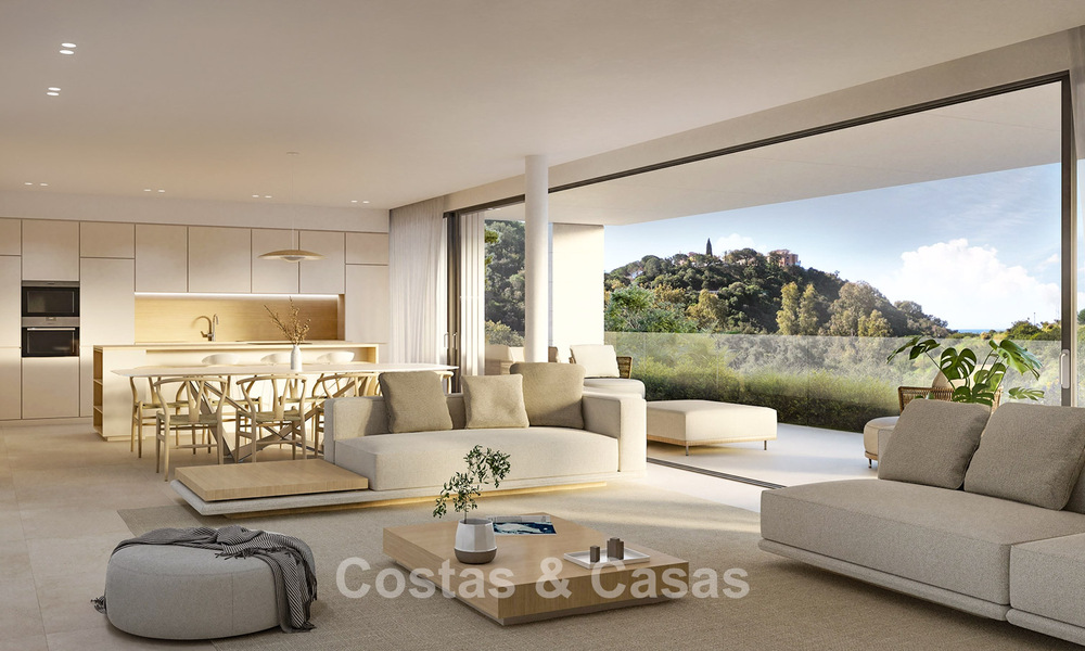 Maisons sur plan à haut rendement énergétique à vendre dans les collines verdoyantes d'Elviria, à l'est du centre de Marbella 779358