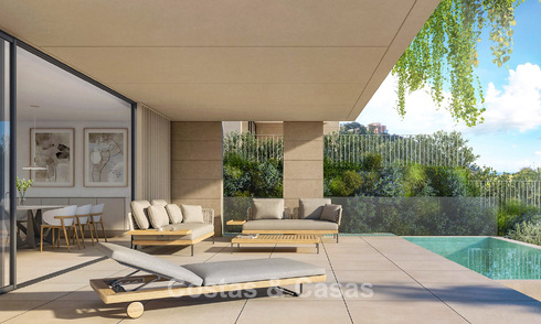 Maisons sur plan à haut rendement énergétique à vendre dans les collines verdoyantes d'Elviria, à l'est du centre de Marbella 779364