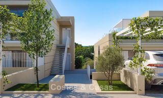 Maisons sur plan à haut rendement énergétique à vendre dans les collines verdoyantes d'Elviria, à l'est du centre de Marbella 779368 