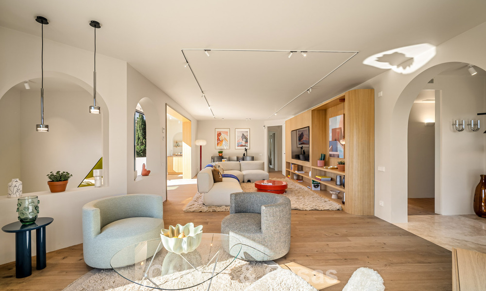 Villa de luxe prête à emménager avec une architecture andalouse moderne à vendre située au cœur de Nueva Andalucia, Marbella 779496