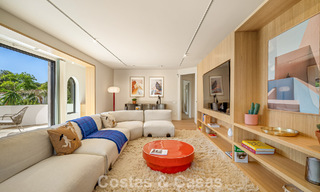 Villa de luxe prête à emménager avec une architecture andalouse moderne à vendre située au cœur de Nueva Andalucia, Marbella 779509 