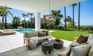 Villa royale à l'architecture méditerranéenne luxueuse à vendre, en bordure du golf de Marbella - Benahavis 779652 