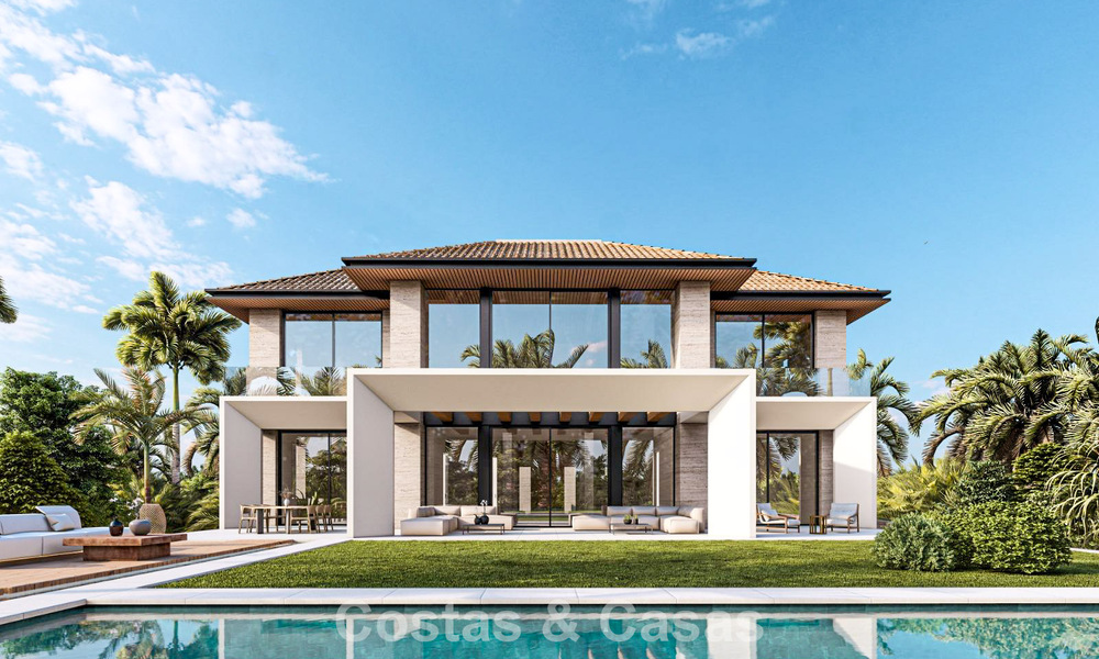 Construction de base avec projet à vendre dans un quartier résidentiel sécurisé de Marbella - Benahavis 779475