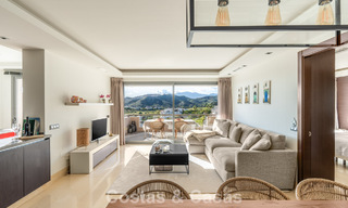 Appartement contemporain avec vue panoramique sur le golf et la mer à vendre à Marbella - Benahavis 779795 