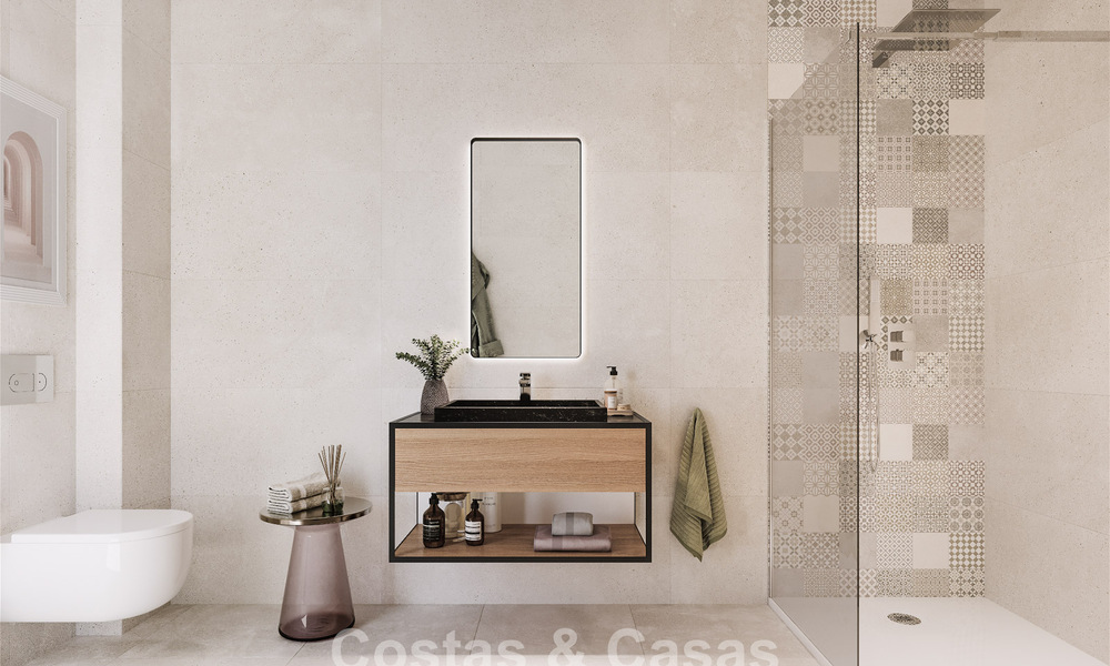 Villa de luxe exclusive à vendre dans un quartier de golf près du centre d'Estepona 779818