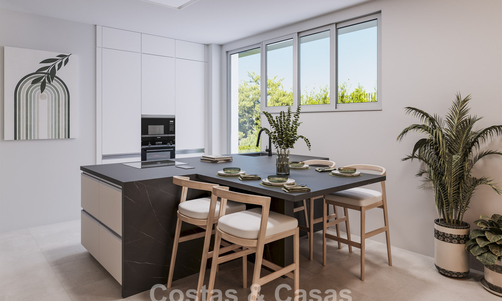 Villa de luxe exclusive à vendre dans un quartier de golf près du centre d'Estepona 779819