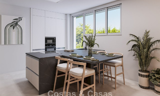 Villa de luxe exclusive à vendre dans un quartier de golf près du centre d'Estepona 779819 