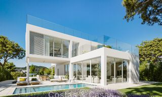 Villa de luxe exclusive à vendre dans un quartier de golf près du centre d'Estepona 779820 