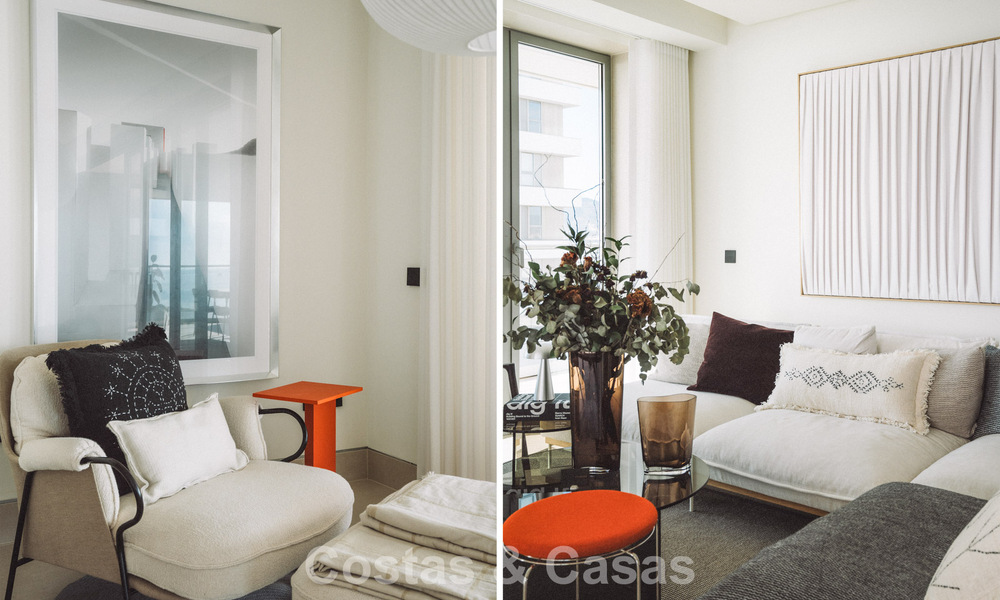 Appartement exclusif et moderne avec vue panoramique sur la mer à vendre, situé directement sur la promenade de la plage dans le centre de Malaga 779880