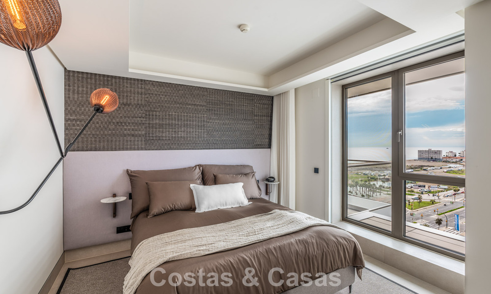 Appartement exclusif et moderne avec vue panoramique sur la mer à vendre, situé directement sur la promenade de la plage dans le centre de Malaga 779887