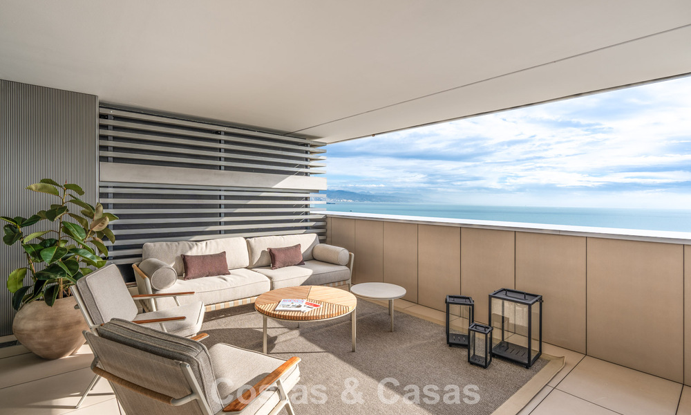 Appartement exclusif et moderne avec vue panoramique sur la mer à vendre, situé directement sur la promenade de la plage dans le centre de Malaga 779897