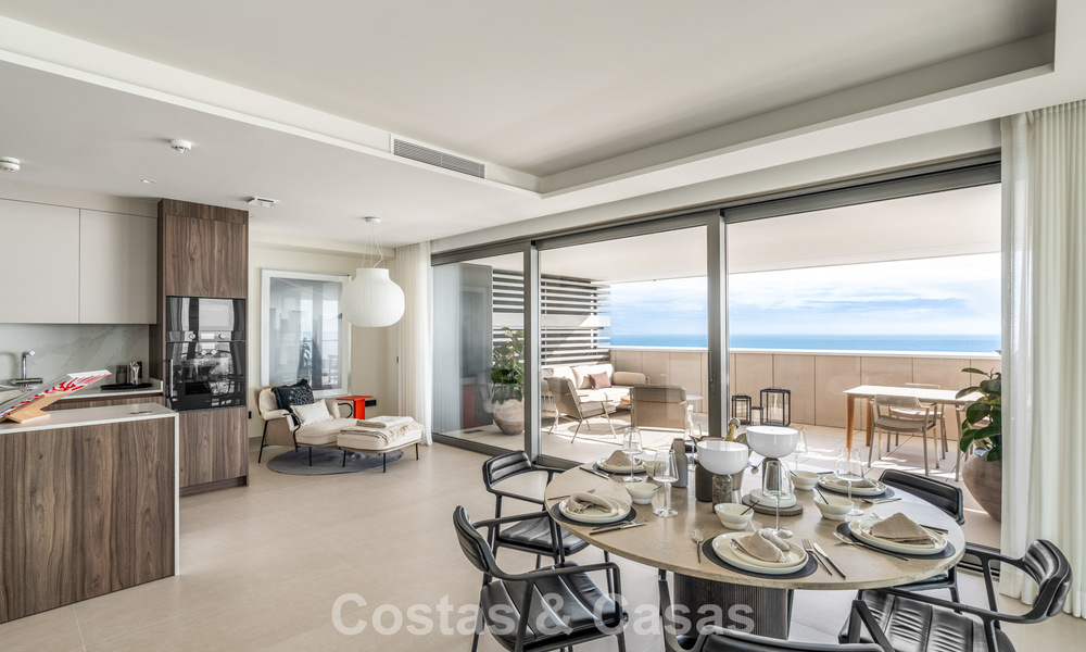 Appartement exclusif et moderne avec vue panoramique sur la mer à vendre, situé directement sur la promenade de la plage dans le centre de Malaga 779901