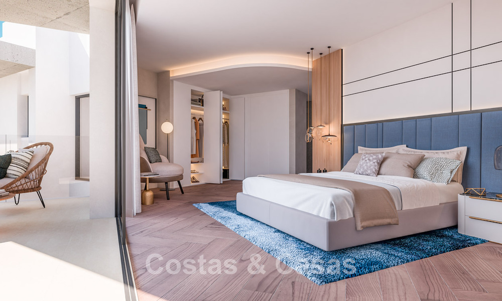 Villa sophistiquée de nouvelle construction à vendre dans un quartier résidentiel prestigieux et sécurisé sur le Golden Mile de Marbella 779916
