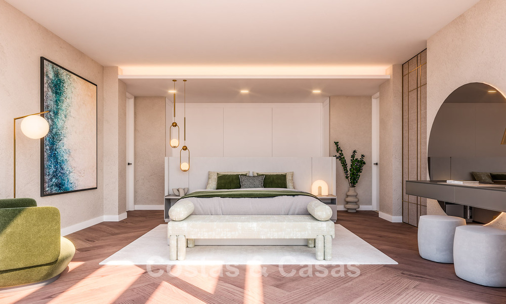Nouveau sur le marché. Villa sophistiquée de nouvelle construction à vendre dans un quartier sécurisé sur le Golden Mile de Marbella 779921