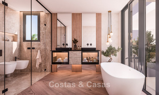 Nouveau sur le marché. Villa sophistiquée de nouvelle construction à vendre dans un quartier sécurisé sur le Golden Mile de Marbella 779923 