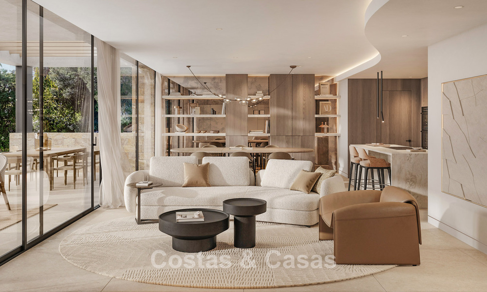 Nouveau sur le marché. Villa neuve haut de gamme à vendre dans un quartier populaire et sécurisé sur le Golden Mile de Marbella 779926