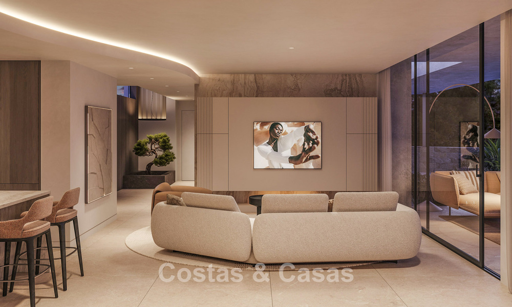 Nouveau sur le marché. Villa neuve haut de gamme à vendre dans un quartier populaire et sécurisé sur le Golden Mile de Marbella 779929