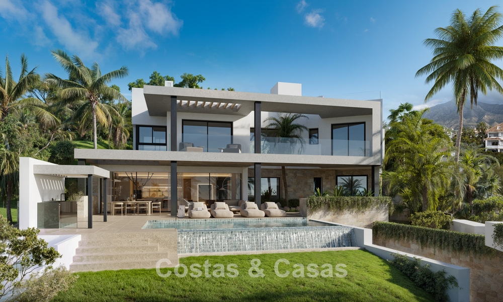 Nouveau sur le marché. Villa neuve haut de gamme à vendre dans un quartier populaire et sécurisé sur le Golden Mile de Marbella 779933