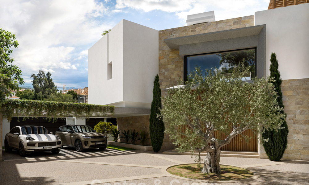 Nouveau sur le marché. Villa neuve haut de gamme à vendre dans un quartier populaire et sécurisé sur le Golden Mile de Marbella 779937