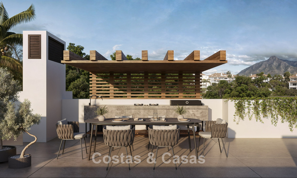 Nouveau sur le marché. Villa neuve haut de gamme à vendre dans un quartier populaire et sécurisé sur le Golden Mile de Marbella 779939