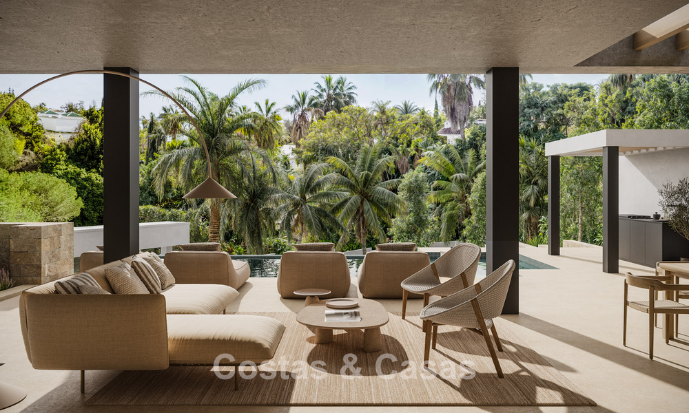 Nouveau sur le marché. Villa neuve haut de gamme à vendre dans un quartier populaire et sécurisé sur le Golden Mile de Marbella 779946