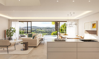 Nouveau lancement. 17 villas de luxe sophistiquées avec vue sur le golf et la mer à vendre à Casares, Costa del Sol 780144 