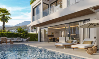 Nouveau lancement. 17 villas de luxe sophistiquées avec vue sur le golf et la mer à vendre à Casares, Costa del Sol 780147 