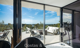 Villa design avant-gardiste avec vue panoramique sur la mer à vendre dans une résidence fermée à Benahavis - Marbella 779984 