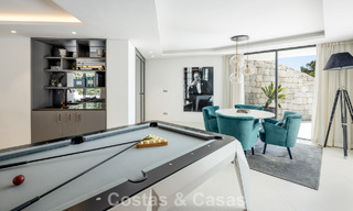 Villa design avant-gardiste avec vue panoramique sur la mer à vendre dans une résidence fermée à Benahavis - Marbella 780003 