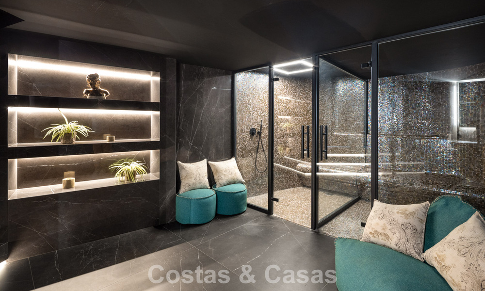Villa design avant-gardiste avec vue panoramique sur la mer à vendre dans une résidence fermée à Benahavis - Marbella 780004