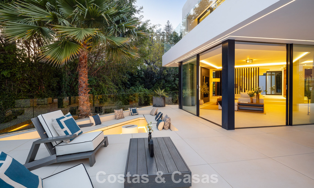 Villa design avant-gardiste avec vue panoramique sur la mer à vendre dans une résidence fermée à Benahavis - Marbella 780014