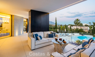 Villa design avant-gardiste avec vue panoramique sur la mer à vendre dans une résidence fermée à Benahavis - Marbella 780015 